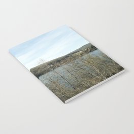 MIld northern lake landscape view Notebook