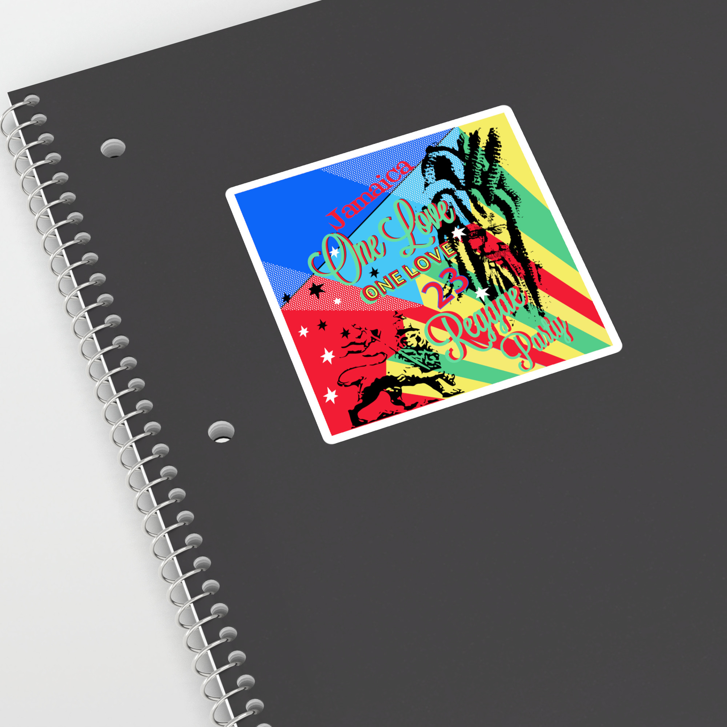Rasta Reggae One Love Party Sticker By Rasta Society6