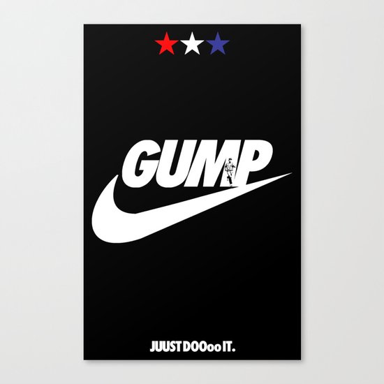 Gump- JustDoIt Canvas Print