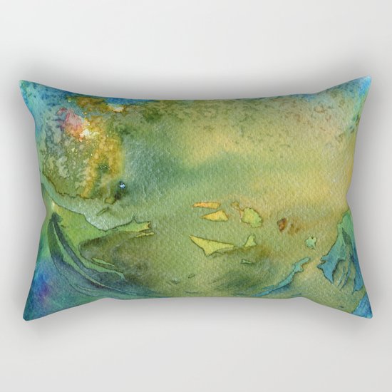 Grün Rectangular Pillow