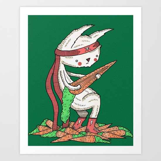 Carrotrock Art Print