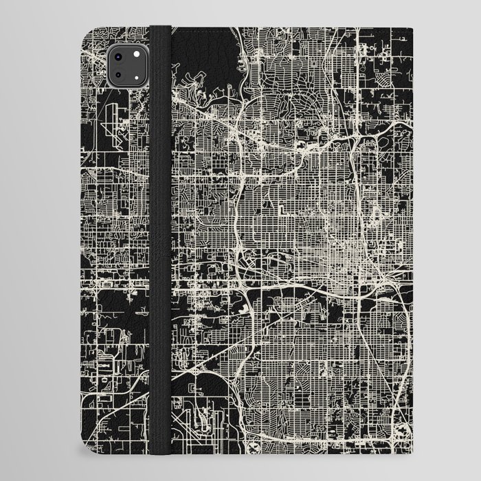 Oklahoma City Map iPad Folio Case