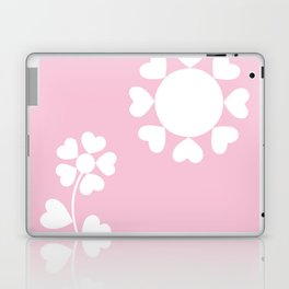 Love (pink and white) Laptop Skin