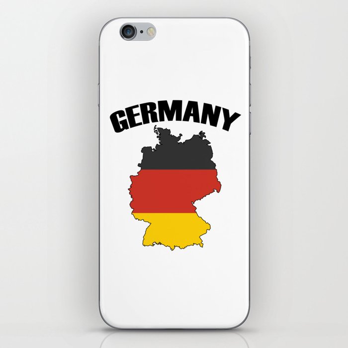 Germany Map - Deutschland Flag Travel iPhone Skin