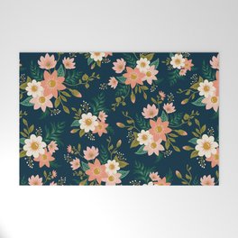 Spring flowers Welcome Mat
