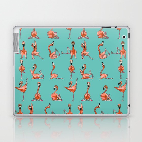 Flamingo Yoga Laptop & iPad Skin