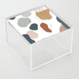 Boho Abstract Art Design Acrylic Box
