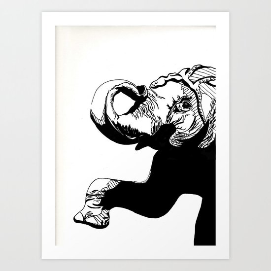 Circus Elephant Art Print
