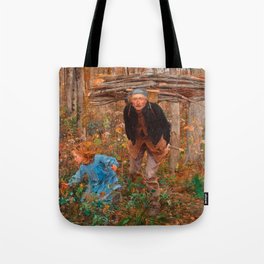 The Wood Gatherer, 1881 by Jules Bastien-Lepage Tote Bag