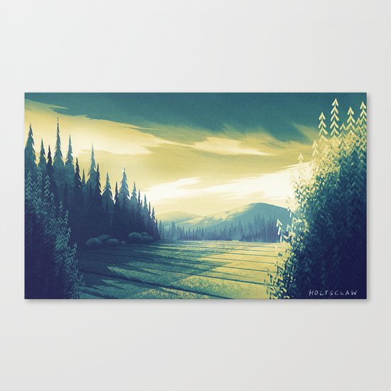 Oregon Field Canvas Print