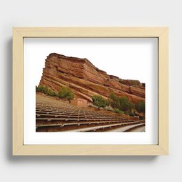 Red Rocks Amphitheater Recessed Framed Print