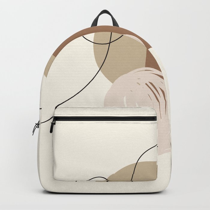 Swedish Minimalist Abstract Scandi Look Backpack