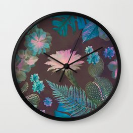 Exotic Gloomy Garden Wall Clock