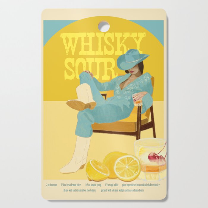 Whisky Sour Cutting Board