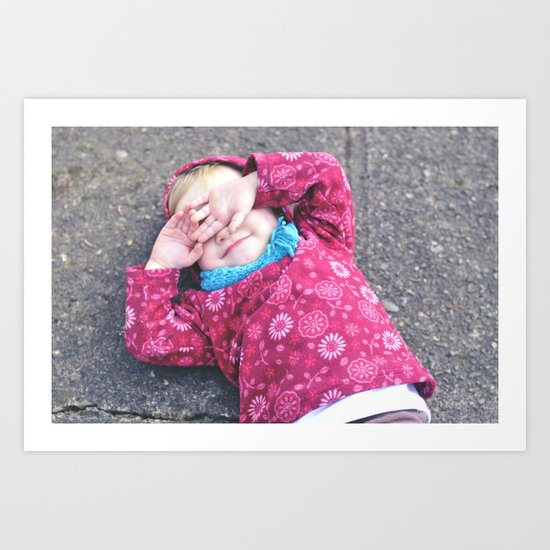 you can't see me Art Print