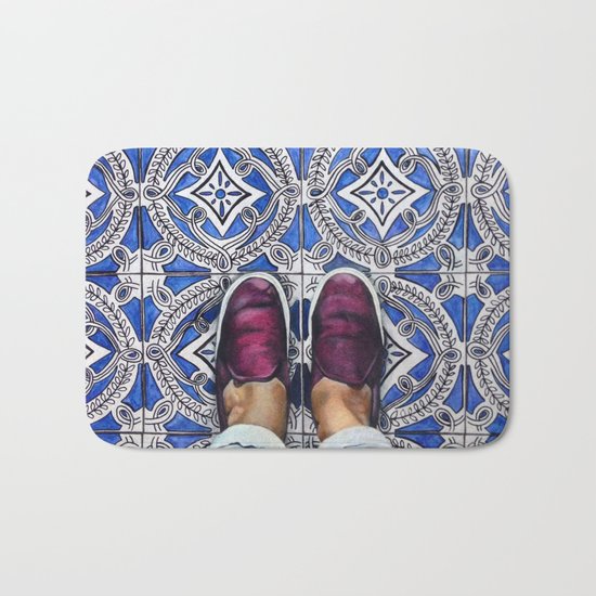 Art Beneath Our Feet - Ancona, Italy Bath Mat