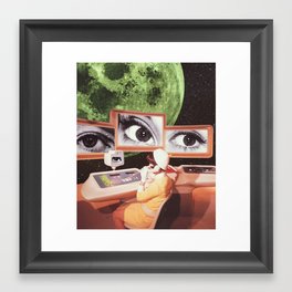 Eye am Watching You Framed Art Print