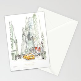 New York City Taxi Stationery Card