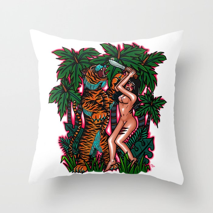 Jungle Fever Throw Pillow