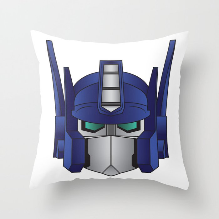 Optimus Prime Throw Pillow