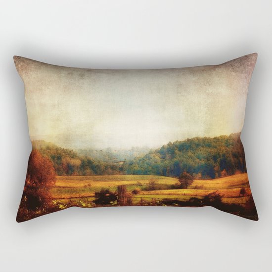 Rainfall in the distance Rectangular Pillow