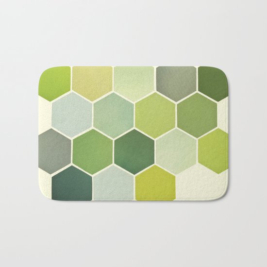 Shades of Green Bath Mat