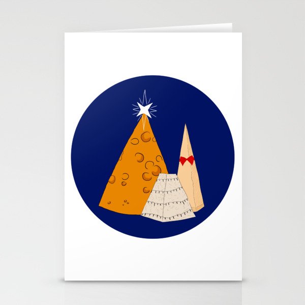 Xmas Cheese Stationery Cards