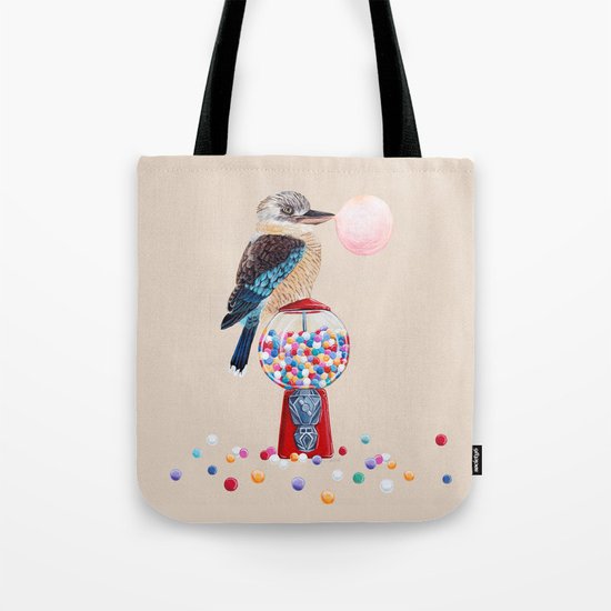 Kookaburra Gumball Machine Tote Bag
