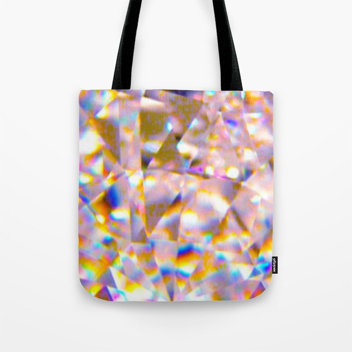 Rainbow Crystal Tote Bag