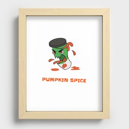 Pumpkin spice latte Recessed Framed Print