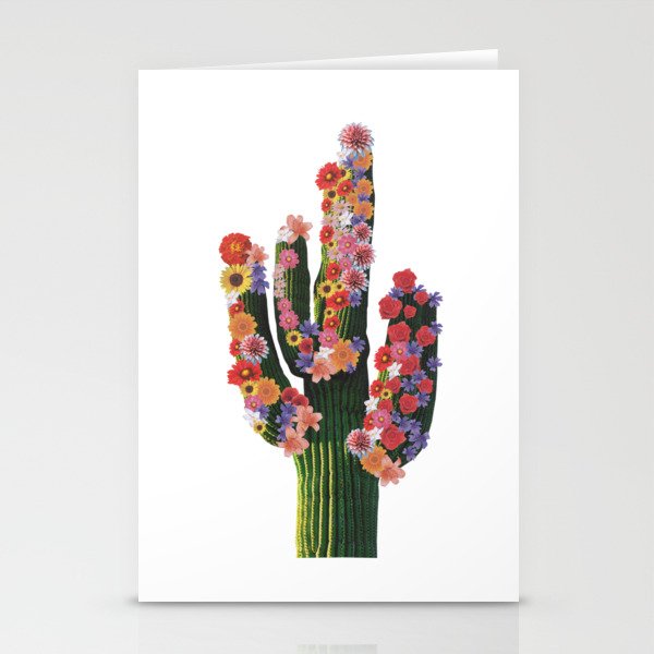 Flowery Cacti Stationery Cards