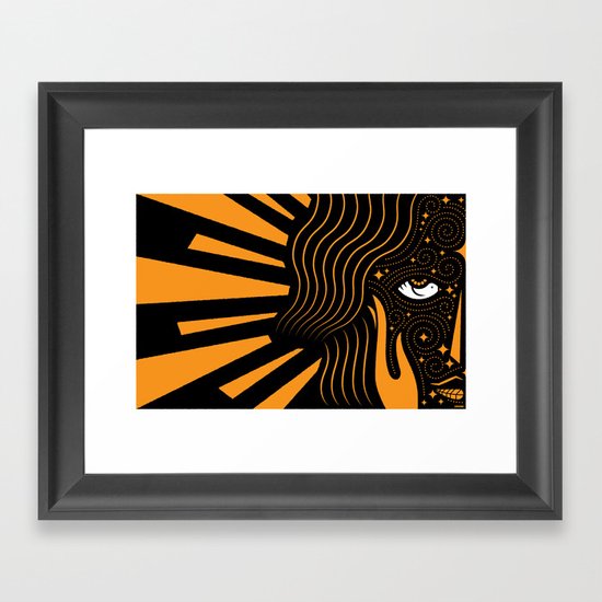 Her Beloved is Radiant Framed Art Print