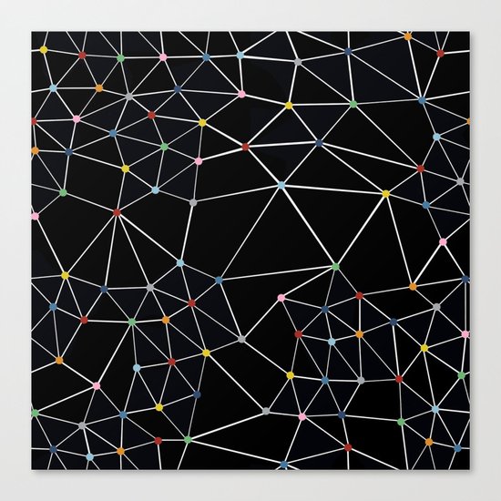 Seg with Color Spots Canvas Print