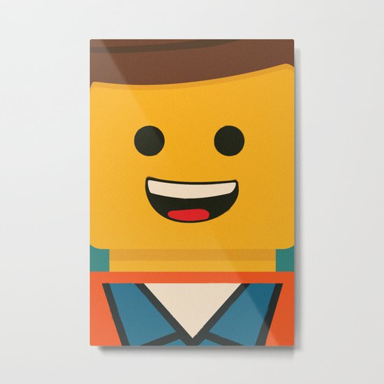 LEGO - Emmet Metal Print