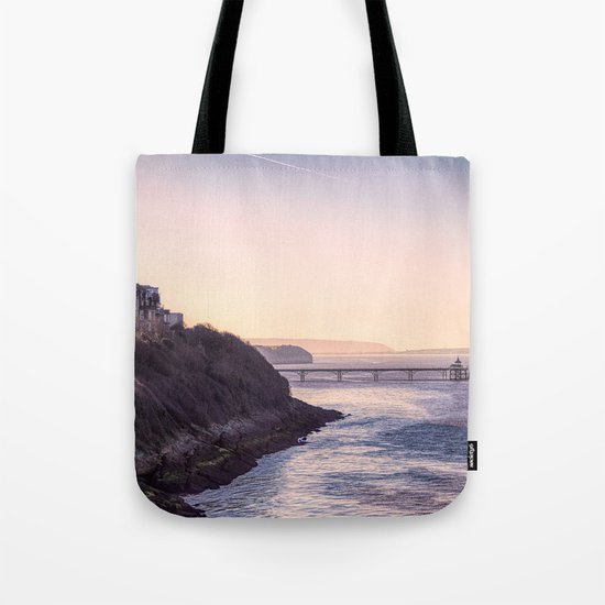 Clevedon Sea front Tote Bag