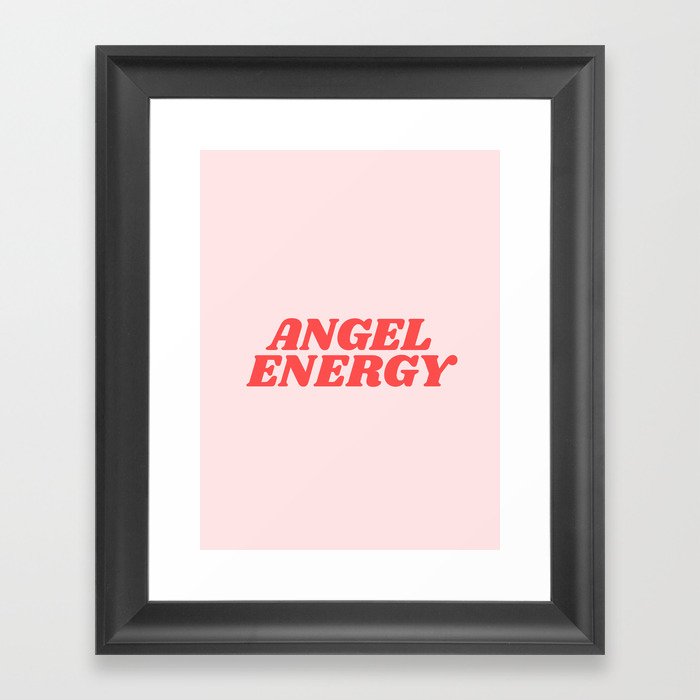 angel energy Framed Art Print