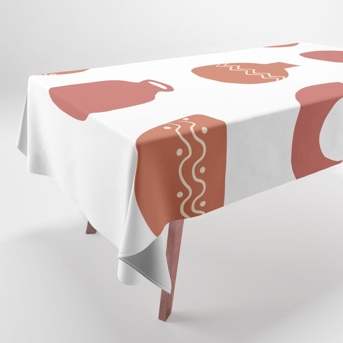 Vintage & Retro Shapes Design 03, Modern Art V2 Tablecloth