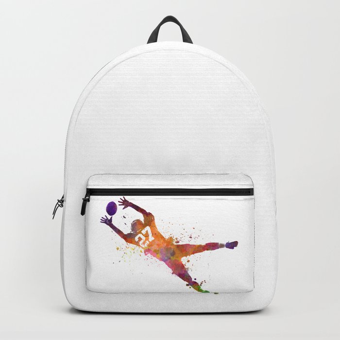 american football player man catching receiving silhouette