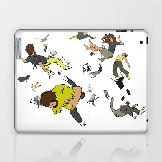 Falling Down Laptop & iPad Skin