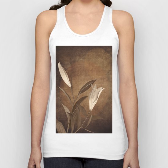 Vintage Flowers Unisex Tank Top