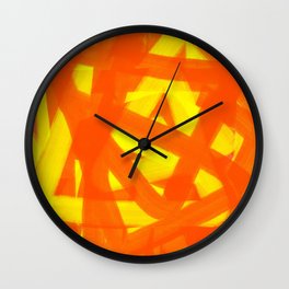 Expressionist Painting. Abstract 233. Wall Clock