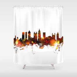 Atlanta Shower Curtains Society6 Atlanta Georgia Skyline Shower Curtain