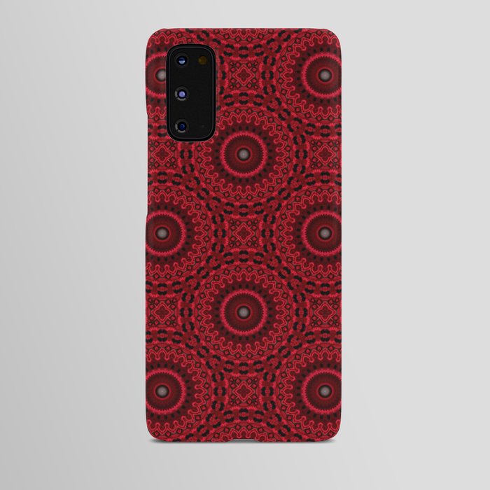 Red Medallions Android Case