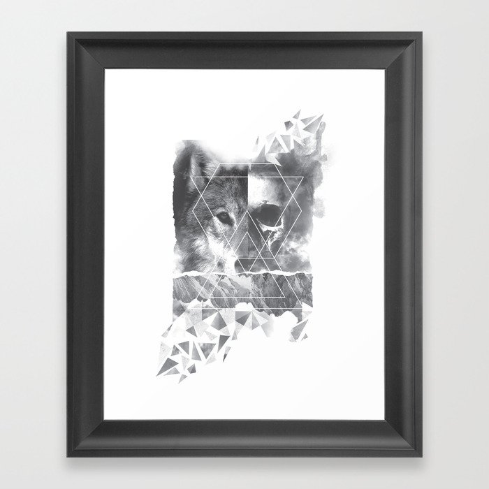 WolfGeo Framed Art Print