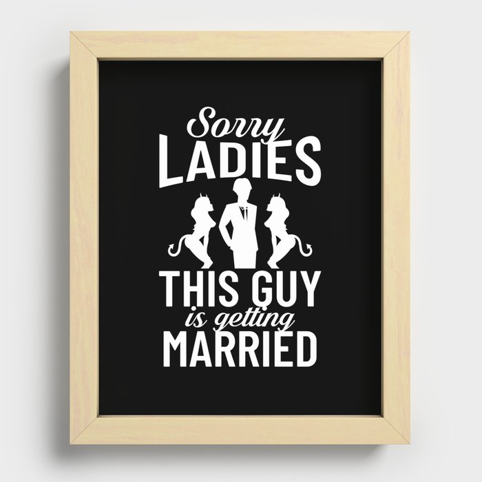 Party Before Wedding Bachelor Party Ideas Recessed Framed Print