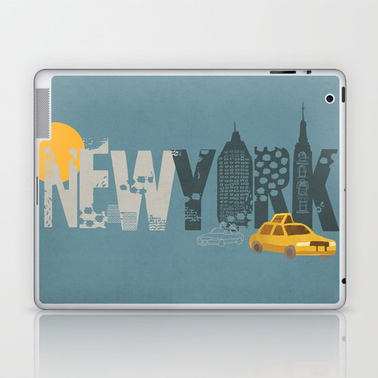 New York! New York! Laptop & iPad Skin