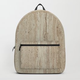 Beige Travertine Stone Texture Backpack | Photo, Trending, Luxurystone, Classic, Gorgeous, Naturalstone, Decorativefinishing, Smoothpolished, Modern, Trend 