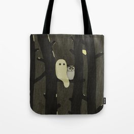 Little Ghost & Owl Tote Bag