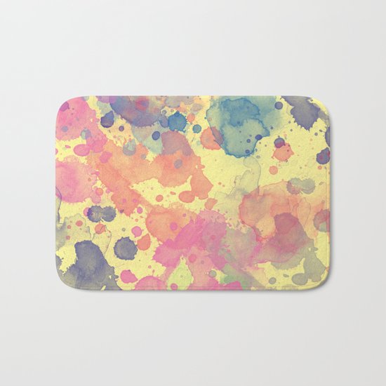 Color Splash Bath Mat
