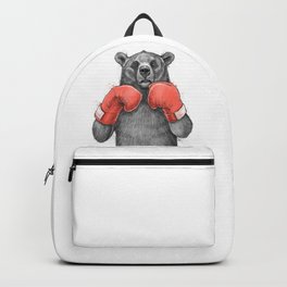 Bear Boxer Backpack | Boxinggloves, Fight, Fighting, Bear, Boxer, Sportsman, Wildlife, Boxing, Bears, Animal 